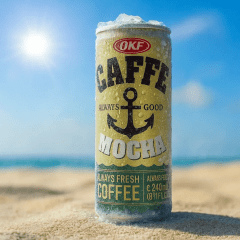 Café Coreano com Leite - Caffe Mocha Premium OKF - 240mL