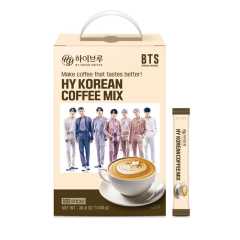 Café com Leite Pronto Solúvel BTS HY KOREAN COFFEE MIX - 100 Sachês Café com Leite Pronto Solúvel BTS HY KOREAN COFFEE MIX - 100 Sachês