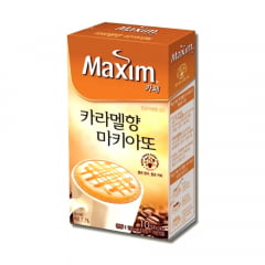 Café Pronto Solúvel Coffee Maxim Coreano Caramel Macchiato - 10 Sachês