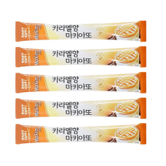 Café Pronto Solúvel Coffee Maxim Coreano Caramel Macchiato - 5 Sachês