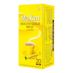 Café Pronto Solúvel Coffee Maxim Coreano Mocha Gold - 20 Sachês
