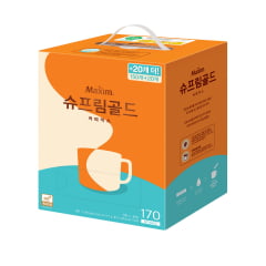 Café Pronto Solúvel Coffee Maxim Coreano Supreme Gold - 170 Sachês