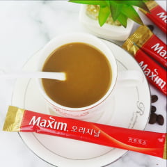 Café Pronto Solúvel Coffee Maxim Coreano Tradicional - 50 Sachês