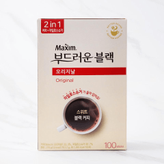 Café Pronto Solúvel Maxim Original Black Coffee Coreano - 100 Sachês