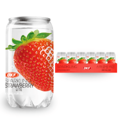 Caixa de Refrigerante Coreano Sabor Morango OKF- 350mL