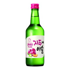 Caixa de Soju Importado Aroma de Ameixa Jinro Plum 360mL - 20 Garrafas