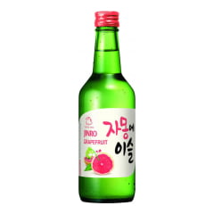 Caixa de Soju Importado Aroma de Toranja Jinro Grapefruit 360mL - 20 Garrafas