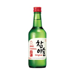 Caixa de Soju Importado Chamisul Soju Classic HiteJinro 360mL - 20 Garrafas