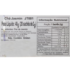 Chá Jasmim Importado - 20 Sachês (40gramas)