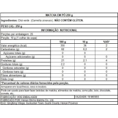 Chá Verde em Pó Matcha - 250 gramas