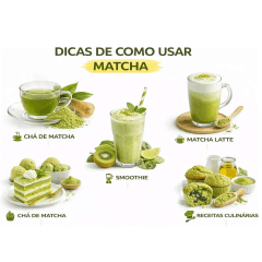 Chá Verde em Pó Matcha - 250 gramas