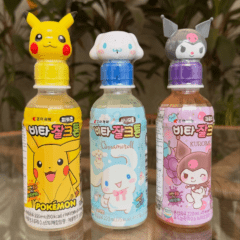 Kit de Bebida Coreana Saborizada BITAJAL 220mL - 3 Sabores