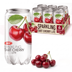 Kit de Refrigerante Coreano Sabor Cereja OKF 350mL - 6 Latas