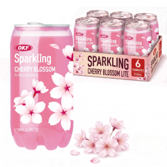 Kit de Refrigerante Coreano Sabor Flor de Cerejeira OKF 350mL - 6 Latas Kit de Refrigerante Coreano Sabor Flor de Cerejeira OKF 350mL - 6 Latas