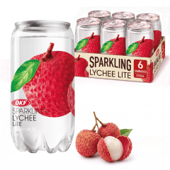 Kit de Refrigerante Coreano Sabor Lichia OKF 350mL - 6 Latas