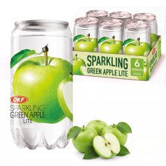 kit de Refrigerante Coreano Sabor Maçã OKF 350mL - 6 Latas