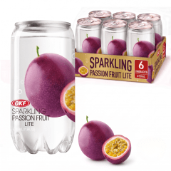 Kit de Refrigerante Coreano Sabor Maracujá OKF 350mL - 6 Latas