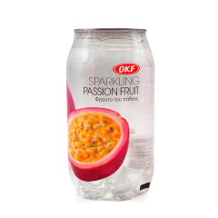 Kit de Refrigerante Coreano Sabor Maracujá OKF 350mL - 6 Latas