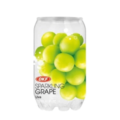 Kit de Refrigerante Coreano Sabor Uva OKF 350mL - 6 Latas