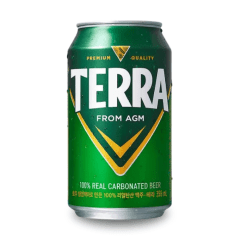 Pack Cerveja Coreana Terra Premium Quality From AGM 355 mL - 6 Latas