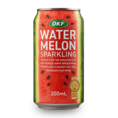 Refrigerante Coreano de Melancia OKF Watermelon Sparkling - 350ml Refrigerante Coreano de Melancia OKF Watermelon Sparkling - 350ml