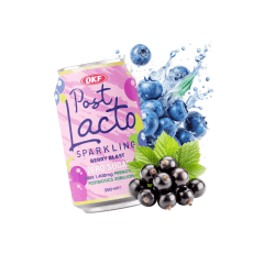 Refrigerante Coreano Postlacto Sabor Mix Frutas Vermelhas ZERO AÇÚCAR OKF- 350mL