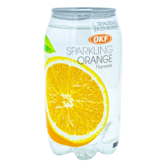 Refrigerante Coreano Sabor Laranja OKF- 350mL