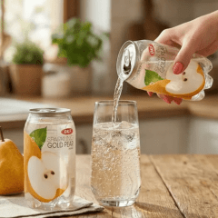 Refrigerante Coreano Sabor Pera OKF- 350mL