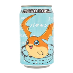 Refrigerante Digimon Sabor Limão Patamon Ocean Bomb - 330mL