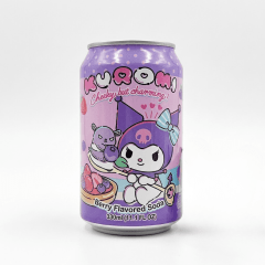 Refrigerante Gaseificado Adoçado Sabor Frutas Vermelhas Kuromi - 330mL