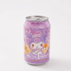 Refrigerante com Boba Explosiva Kuromi Sabor Laranja e Maracujá Amandier - 330ml Refrigerante com Boba Explosiva Kuromi Sabor Laranja e Maracujá Amandier - 330ml