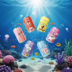 Refrigerante Gaseificado Bob Esponja 330mL - 6 Sabores
