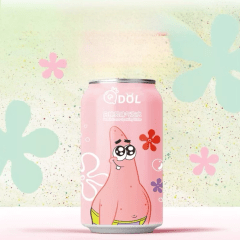 Refrigerante Gaseificado Bob Esponja Pratick Estrela Sabor Pêssego - 330mL