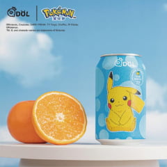 Refrigerante Gaseificado Pokemon Pikachu Sabor Tangerina - 330mL