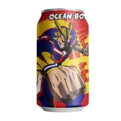 Refrigerante My Hero Academia Sabor Manga com Abacaxi All Might Ocean Bomb - 330mL