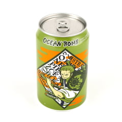 Refrigerante One Piece Sabor Limão com Mel Roronoa Zoro Ocean Bomb - 330mL