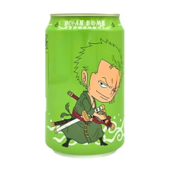 Refrigerante One Piece Sabor Soda Limão com Mel Zoro Ocean Bomb - 330mL