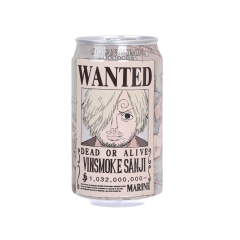 Refrigerante One Piece Sabor Uva Branca Ocean Bomb Vinsmoke Sanji - 330mL Refrigerante One Piece Sabor Uva Branca Ocean Bomb Vinsmoke Sanji - 330mL