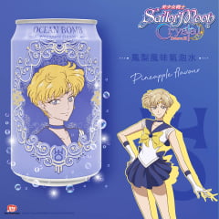 Refrigerante Sailor Moon Sabor Abacaxi Haruka Tennou Ocean Bomb - 330mL