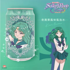 Refrigerante Sailor Moon Sabor Kiwi Michiru Kaiou Ocean Bomb - 330mL