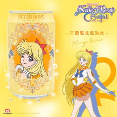 Refrigerante Sailor Moon Sabor Manga Minako Aino Ocean Bomb - 330mL