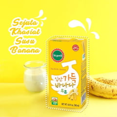 Suco de Soja Coreano Sabor Banana Vegemil - 190mL