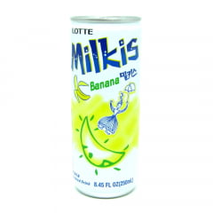 Bebida Gaseificada MILKIS Sabor Banana Lotte - 250mL
