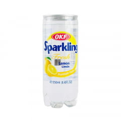 Bebida Coreana Gaseificada Sparkling OKF Sabor Limão - 250mL