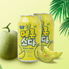 Refrigerante Coreano Sabor Melão Nutriton & Taste - 350mL 