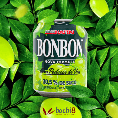 Suco de Uva Verde com pedaços da fruta Bon Bon Haitai - 235ml