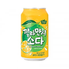 Refrigerante Coreano Sabor Lima Calamondin  Nutriton & Taste - 350mL 