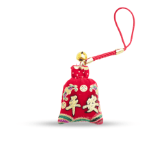 Omamori Amuleto Oriental Ideograma Kanjis - Vermelho