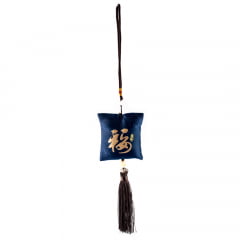 Pendulo Chaveiro Oriental Kanji Sorte - Azul