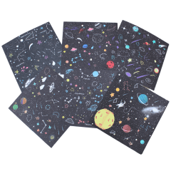 Papel de Origami Astronomia 145x145mm - 50 unidades